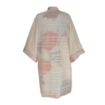 Kimono en guipure de Calais et soie