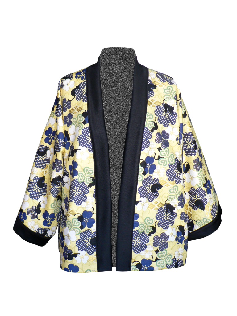 Kimono court en coton japonais et jean