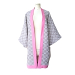 Kimono long en laine à poches plaquées