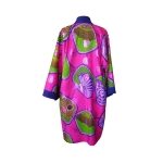 Kimono long en wax rose fuchsia