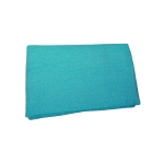 Pochette en jacquard de coton et soie