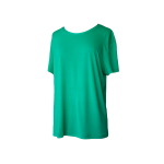 Tee-shirt coupe masculine en jersey de viscose vert gazon